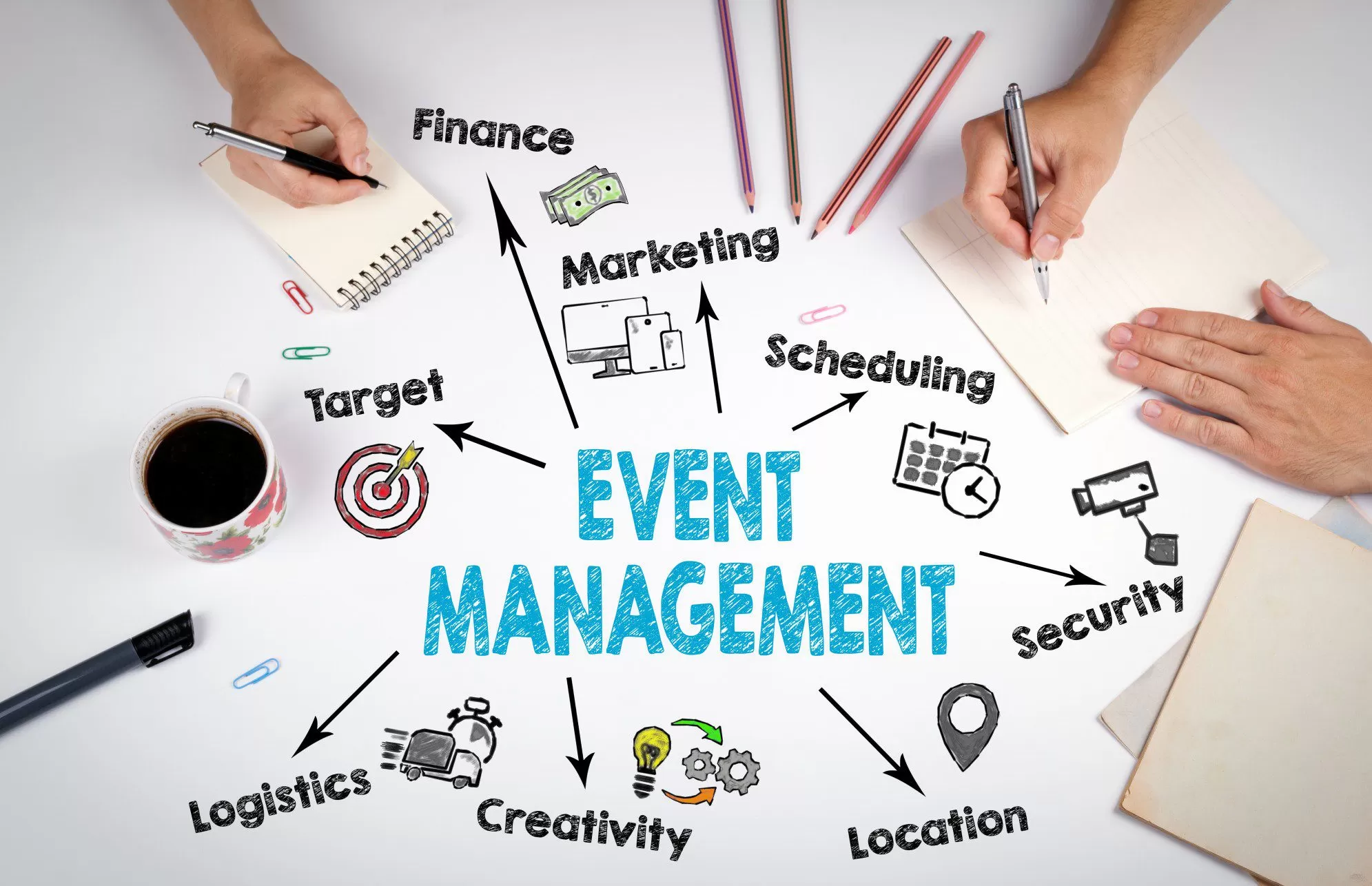 Start a business in USA - Best business consultant in virginiaEvent management Concept. The 1